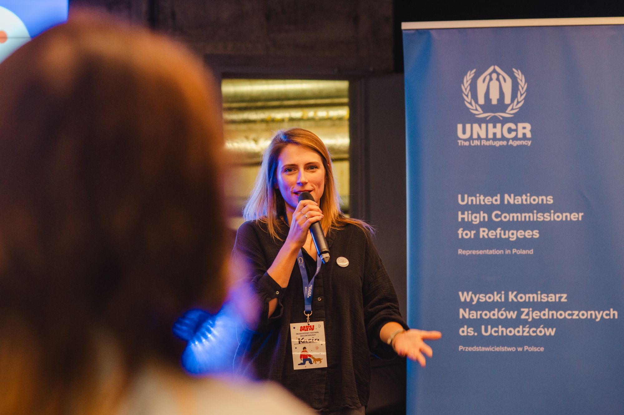 zdjęcie z uroczystości wybor&oacute;w  Ambasador&oacute;w Europejskiego Centrum Wolontariatu